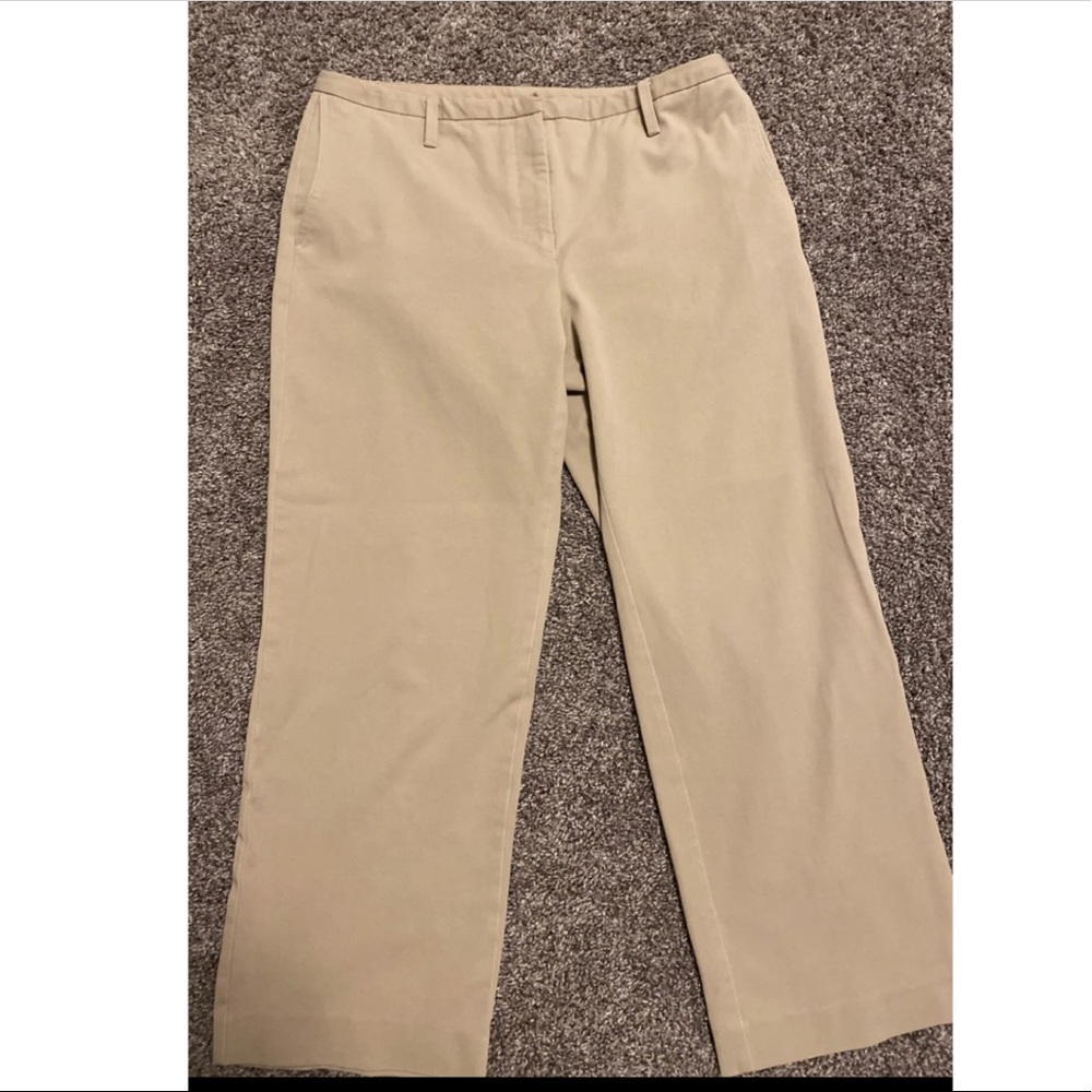 Express stretch khaki work pants